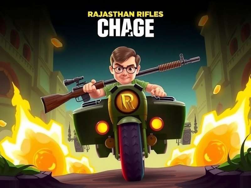 Rajasthan Rifles Charge - Epic Military Battles Rajasthan Rifles Charge Game Banner